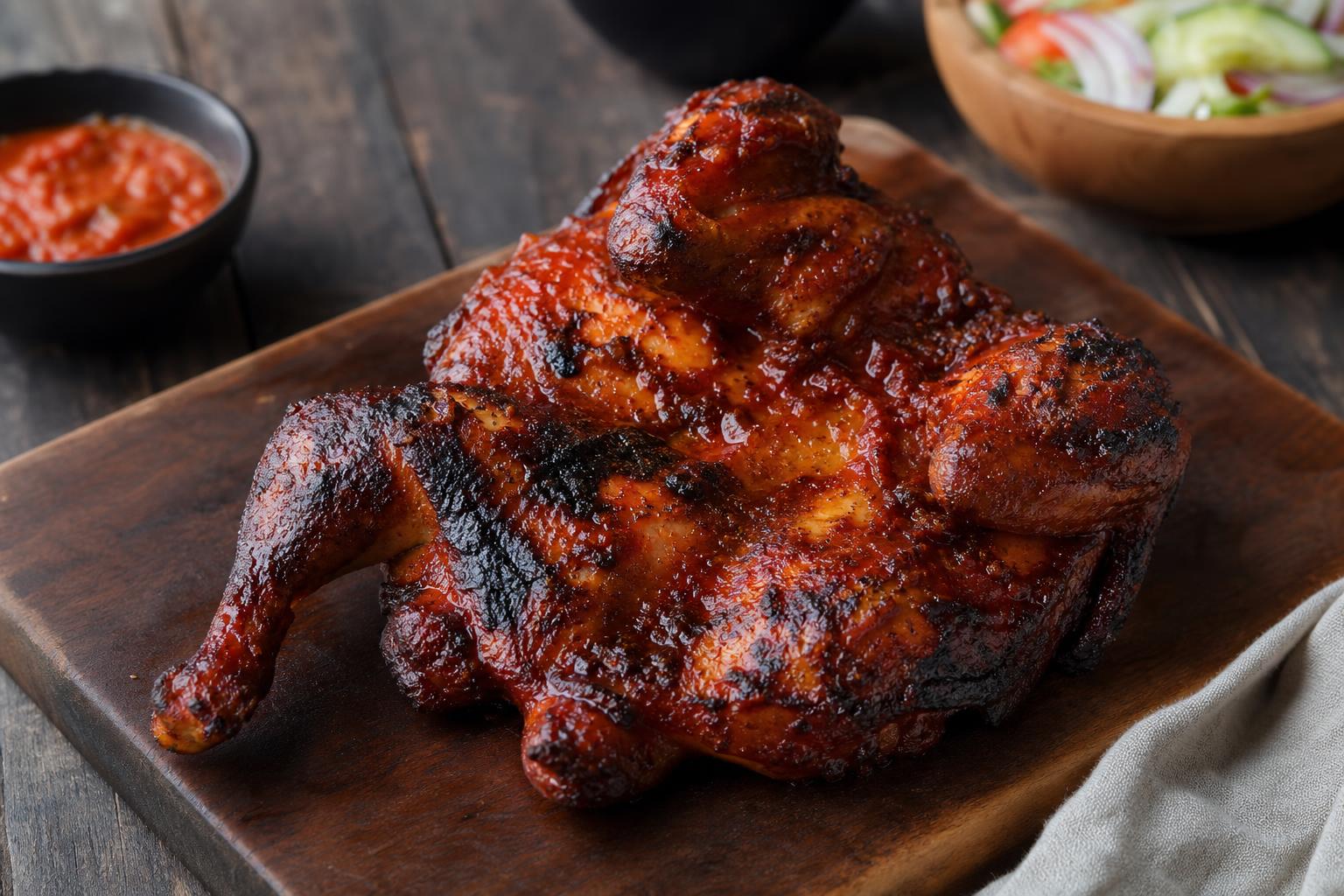 Smoked Ọ̀bẹ̀ Chicken